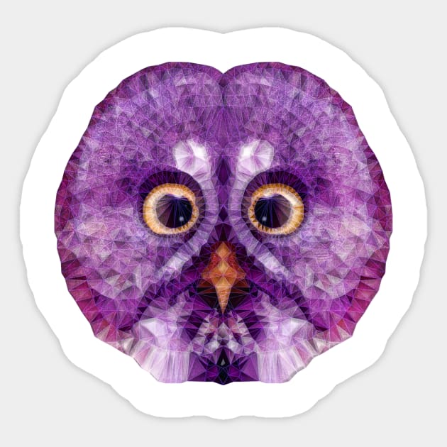 polygon owl Sticker by Ancello